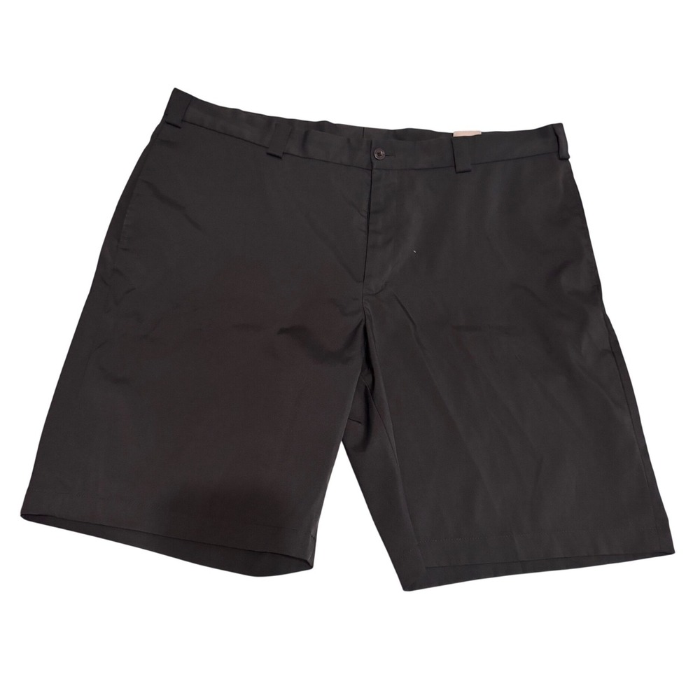Slazenger Mens Golf Shorts Navy Blue Flat Front Performance Stretch Size 40‎